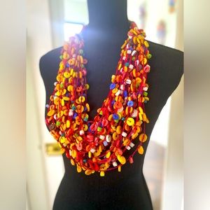 Gorgeous handmade statement necklace!